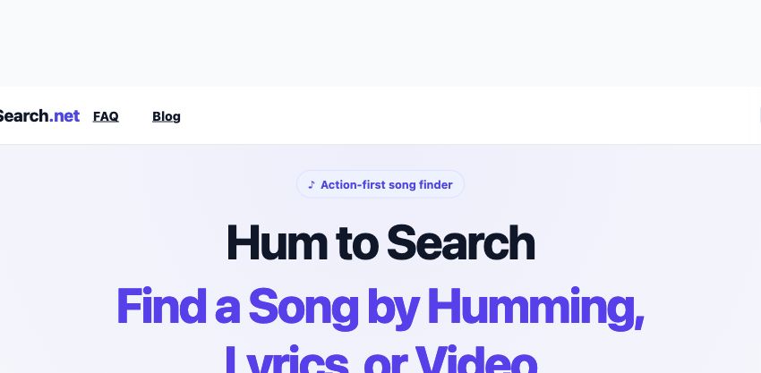 The song recorder and internal help on HumToSearch